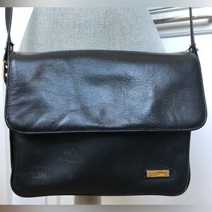HCL small black handbag with shoulder strap